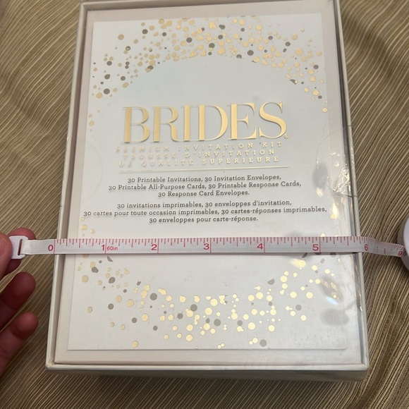 Brides premium invitation kit 30 printable invitations with 30 envelopes Brides - Picture 8 of 9